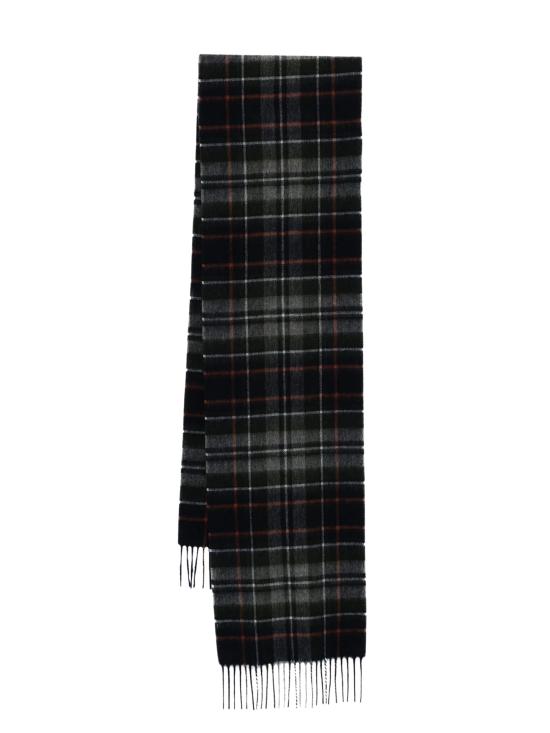 26FW 바버 뉴 체크 타탄 스카프 USC0137 NY95 NAVY