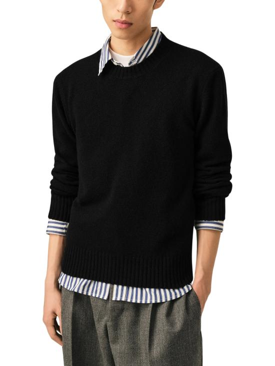 26FW 아미 스웨터 HKS832 005001 BLACK - AMI
