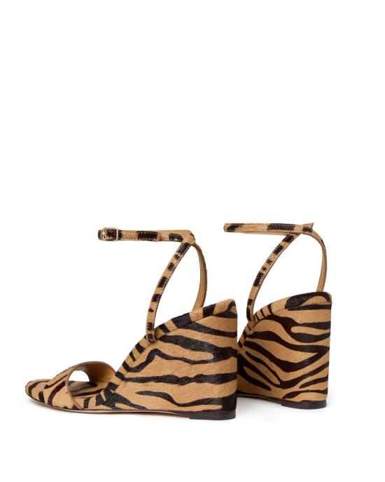  로플러랜달 샌들 로플러 랜달 가비 웨지  지브라 - LOEFFLER RANDALL