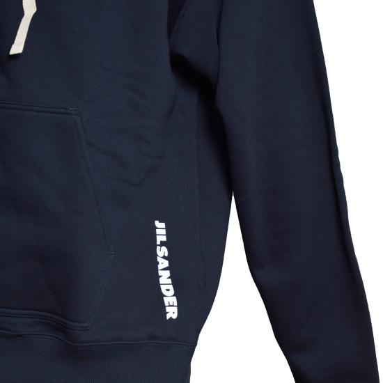 26FW 질샌더 후드 티셔츠 J22HG0118J20128 402 Blu navy - JIL SANDER