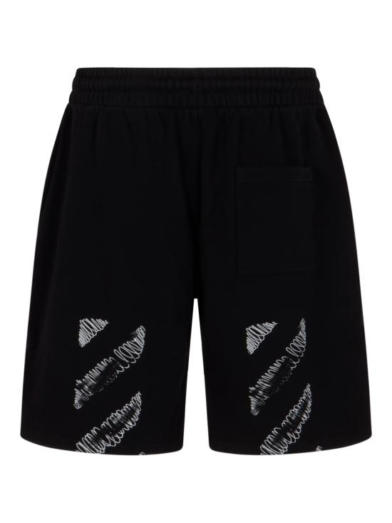 25FW 오프화이트 팬츠 OMCI013F25 FLE0071001 BLACK - OFF WHITE