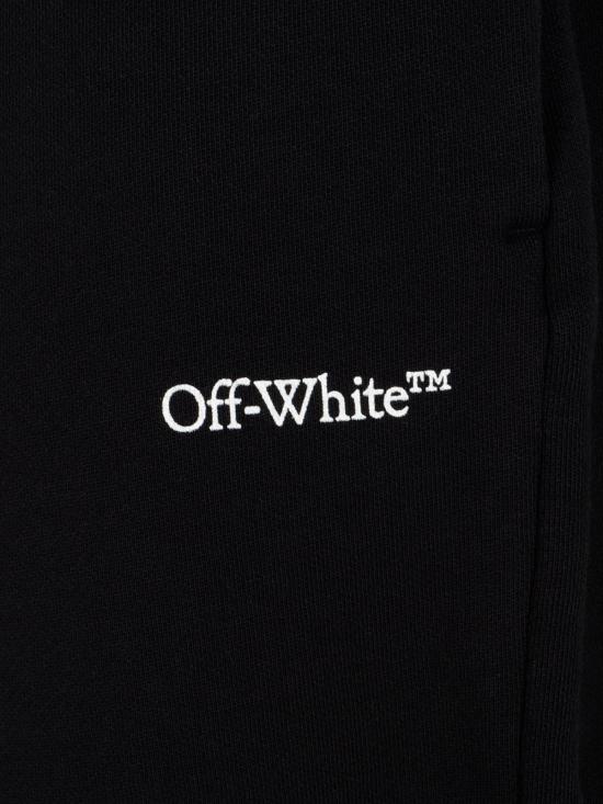 25FW 오프화이트 팬츠 OMCI013F25 FLE0071001 BLACK - OFF WHITE
