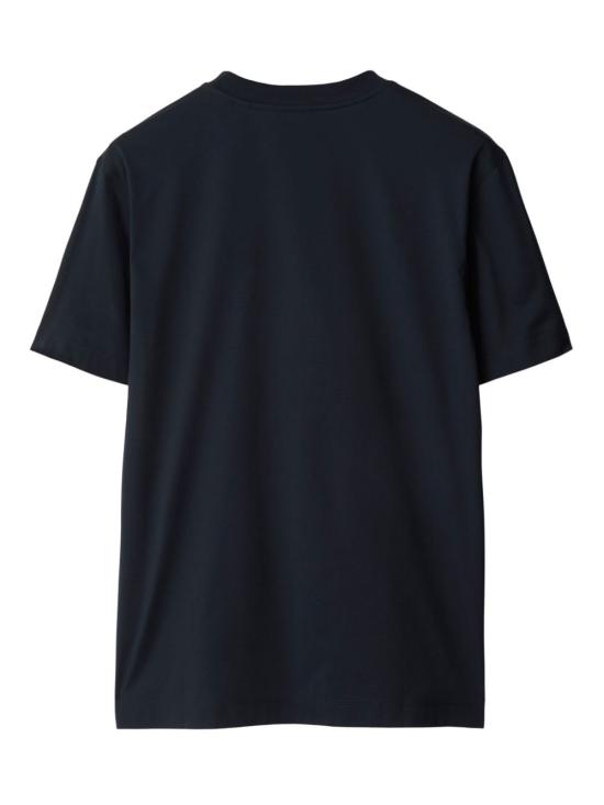26SS 버버리 EKD 자수 반팔 티셔츠 8091396 A1222 NAVY - BURBERRY