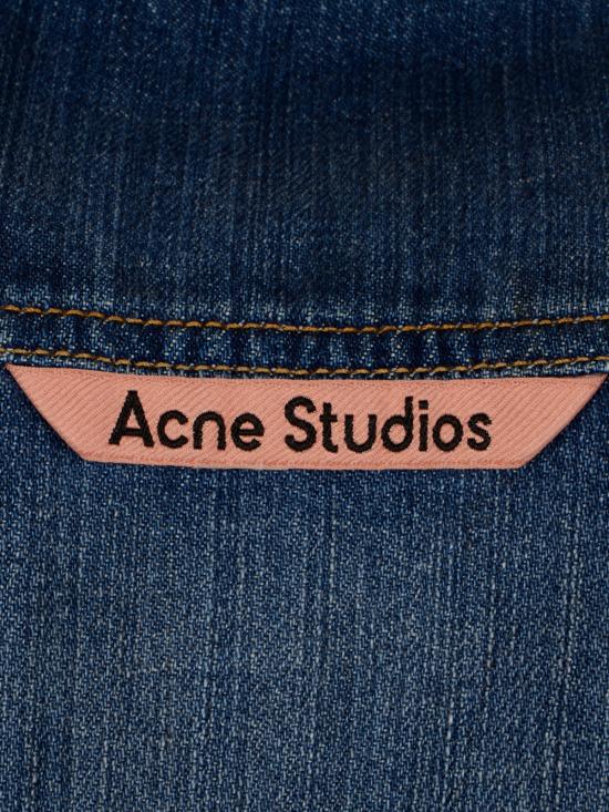 26SS 아크네 스튜디오 데님 버튼업 셔츠 CB0124 863 MID BLUE - ACNE STUDIOS