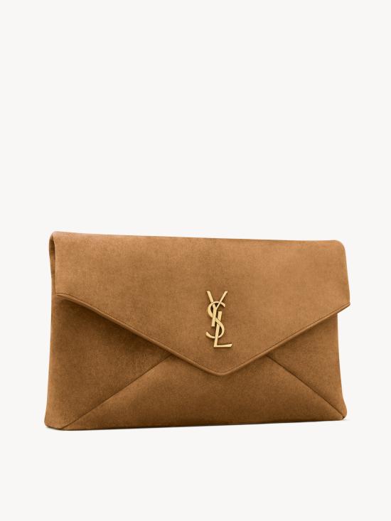 26FW 생로랑 클러치/파우치 7693071U80W 2916 Marrone - SAINT LAURENT