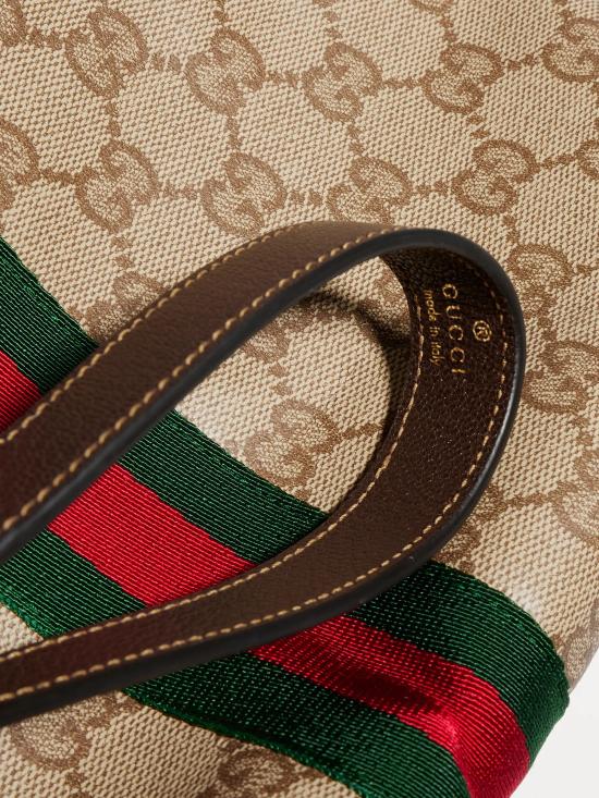 26FW 구찌 웹 디테일 GG 파우치 875821FAF79 8547 Beige - GUCCI