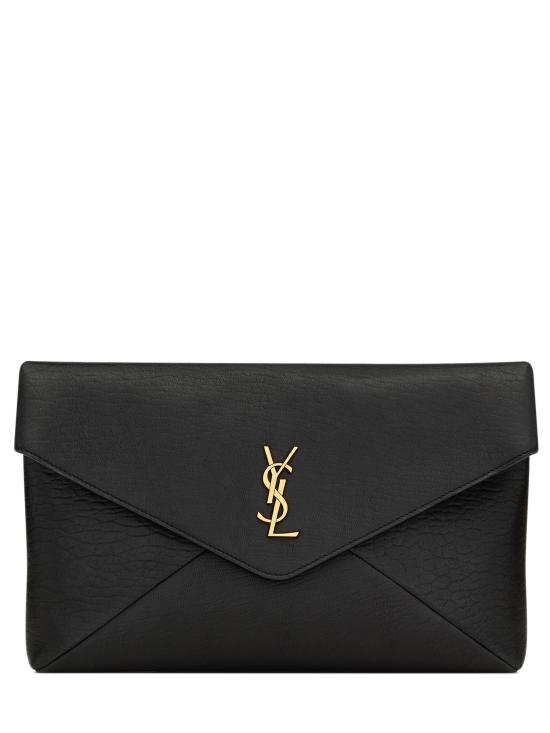 26FW 생로랑 카산드라 라지 엔벨로프 파우치 769307AACYT 1000 Nero