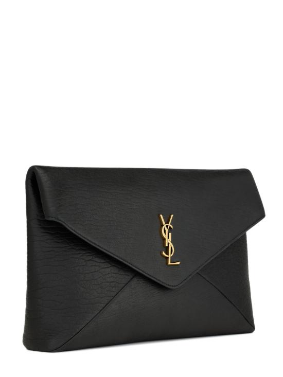 26FW 생로랑 카산드라 라지 엔벨로프 파우치 769307AACYT 1000 Nero - SAINT LAURENT