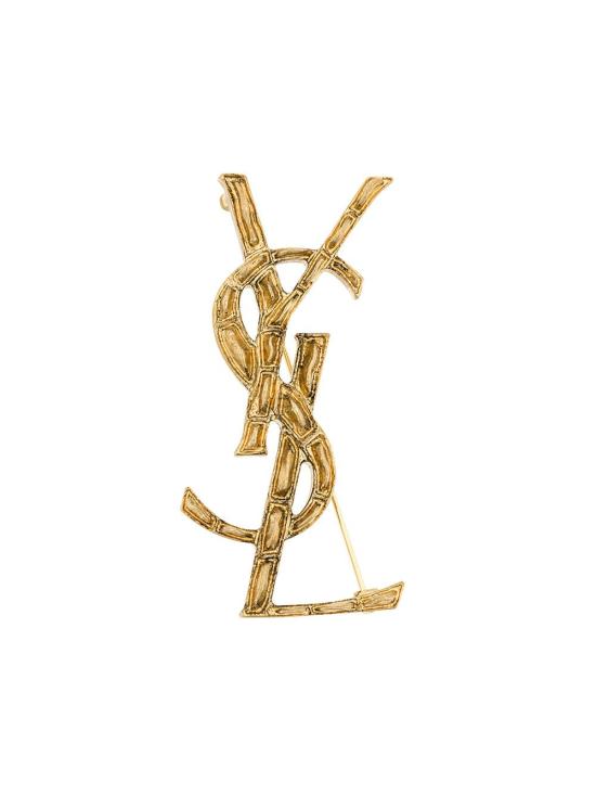 26FW 생로랑 YSL 오피움 크로커다일 브로치 470371Y1500 8030 Oro
