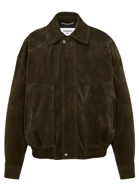 26FW 생로랑 수트 자켓 856870YC2AY 3260 Verde