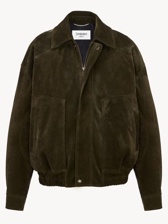 26FW 생로랑 수트 자켓 856870YC2AY 3260 Verde - SAINT LAURENT
