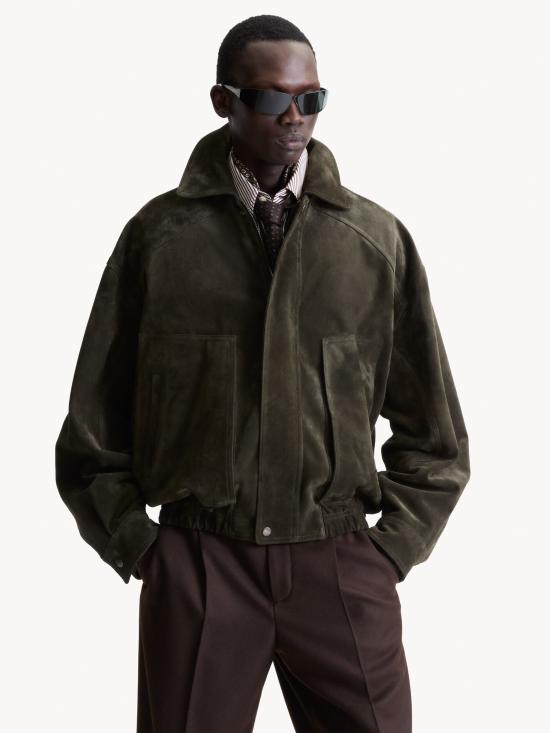 26FW 생로랑 수트 자켓 856870YC2AY 3260 Verde - SAINT LAURENT
