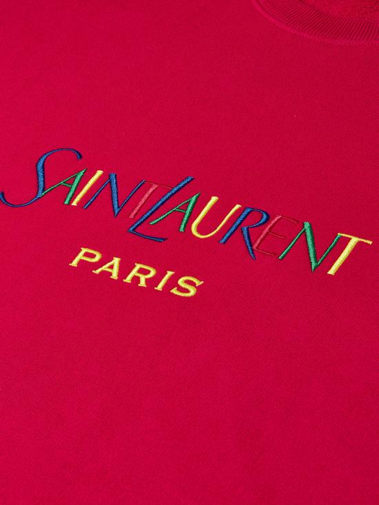 26FW 생로랑 스웨터 873600Y36ZO 6452 Rosso - SAINT LAURENT