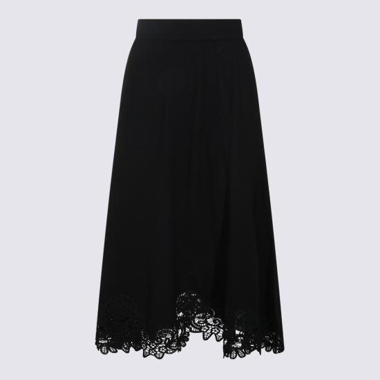 26FW 짐머만 미디 스커트 9419SF261 BLK BLACK - ZIMMERMANN