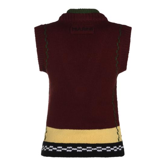 26FW 마르니 스웨터 GCMD0673Q0 UFH100INR92 WINE - MARNI