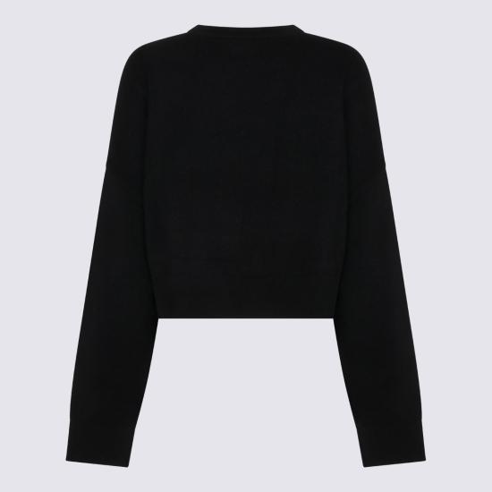 26FW 블루마린 스웨터 RF6207MAB36 22222 BLACK - BLUMARINE