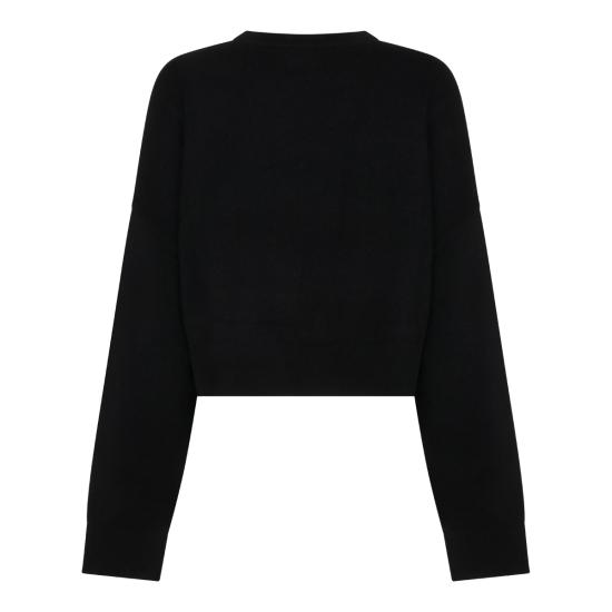 26FW 블루마린 스웨터 RF6207MAB36 22222 BLACK - BLUMARINE
