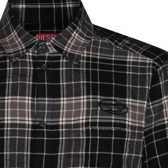 26FW 디젤 셔츠 A23401 0HNBI9XXA BLACK - DIESEL