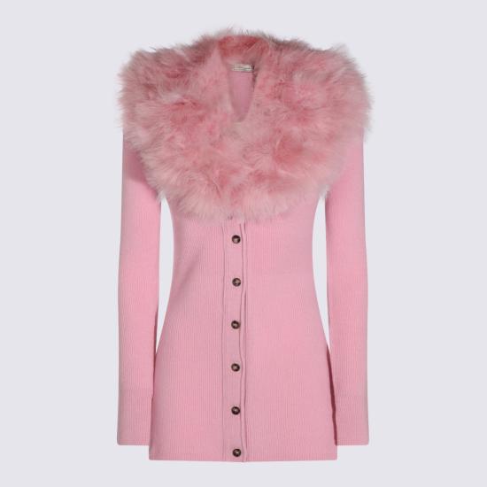 26FW 블루마린 스웨터 RF6197MAB39 X0031 DUSTY PINK - BLUMARINE