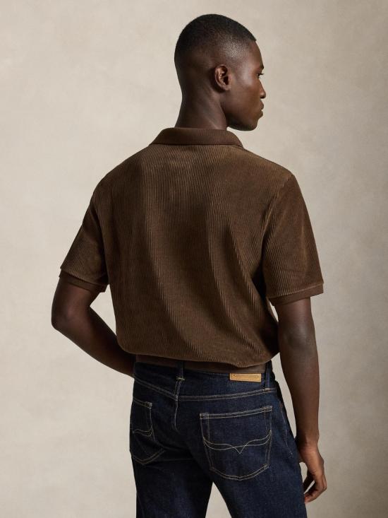 26FW 폴로 랄프로렌 폴로 티셔츠 710B26306 004 Brown - POLO RALPH LAUREN