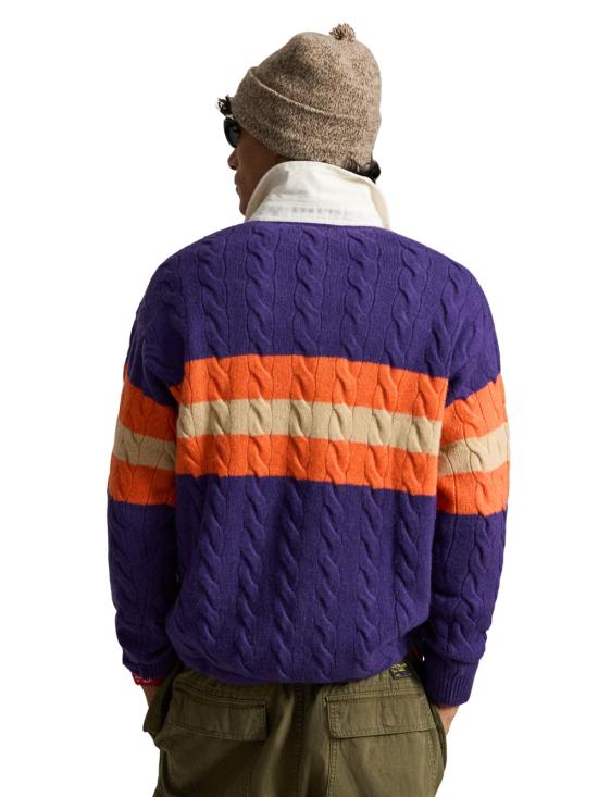 26FW 폴로 랄프로렌 스웨터 710B23897 001 Purple - POLO RALPH LAUREN