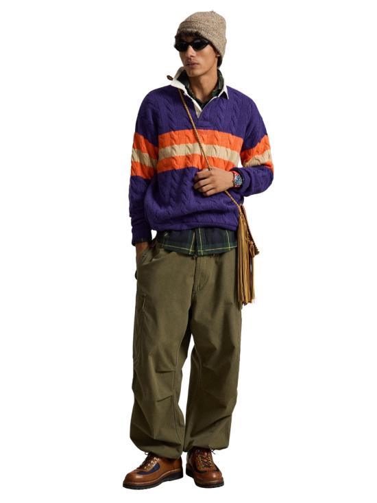 26FW 폴로 랄프로렌 스웨터 710B23897 001 Purple - POLO RALPH LAUREN