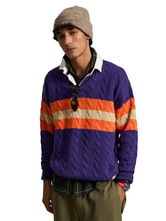 26FW 폴로 랄프로렌 스웨터 710B23897 001 Purple - POLO RALPH LAUREN