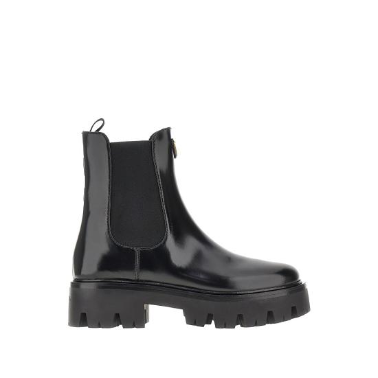 26FW 프라다 브러쉬드 레더 첼시 부츠 1T186OFB050055 Black