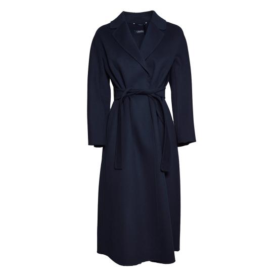 26FW 에스막스마라 에스막스마라 에스투리아 벨티드 울 코트 2629016101600 012 BLU NOTTE