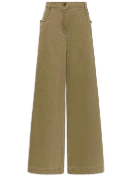 26FW 막스마라 스트레이트 팬츠 2621136081600 002 Khaki