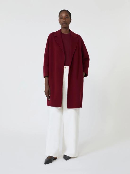 26FW 에스막스마라 코트 2629016091600 002 Bordeaux - 'S MAX MARA