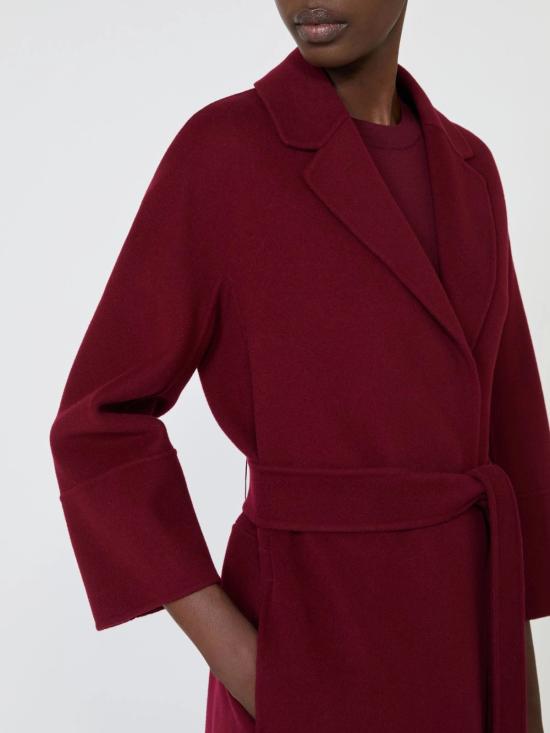 26FW 에스막스마라 코트 2629016091600 002 Bordeaux - 'S MAX MARA