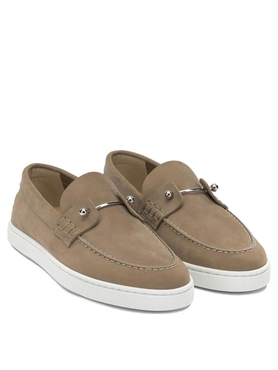 26FW 크리스챤 루부탱 로퍼 베이지색 로퍼 & 슬리퍼 - CHRISTIAN LOUBOUTIN