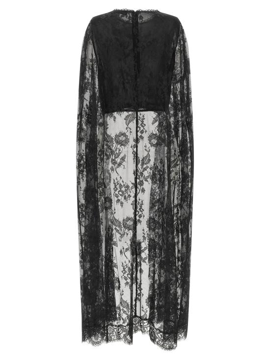 26FW 짐머만 원피스 발리언트 레이스 케이프 탑 드레스 블랙 - ZIMMERMANN