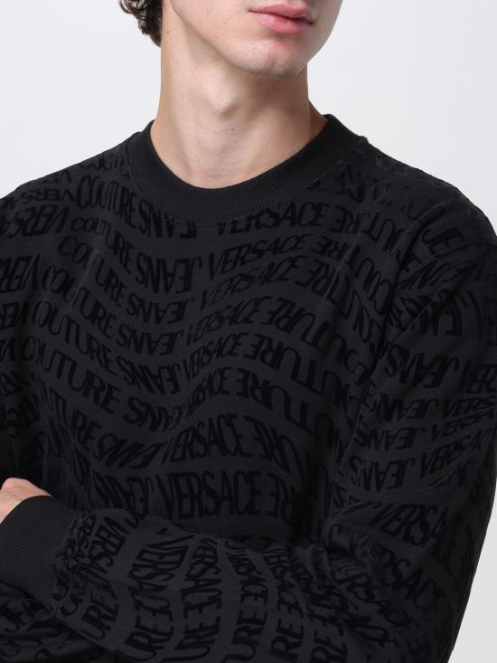 26FW 베르사체 스웨터 79GAI3R0 FS199 899 BLACK DOM - VERSACE