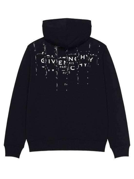26FW 지방시 후드 티셔츠 BMJ0NJ3YU8 001 BLACK DOM - GIVENCHY