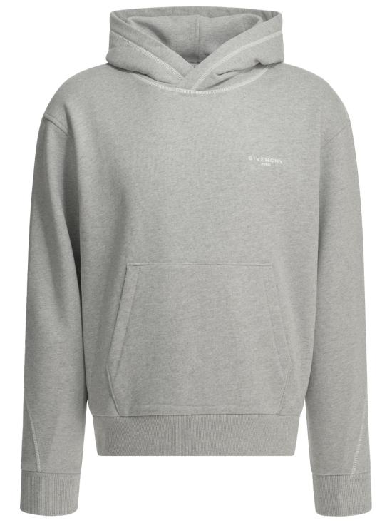 26FW 지방시 후드 티셔츠 BMJ0PW3YTA 055 LIGHT GREY MELANGE DOM