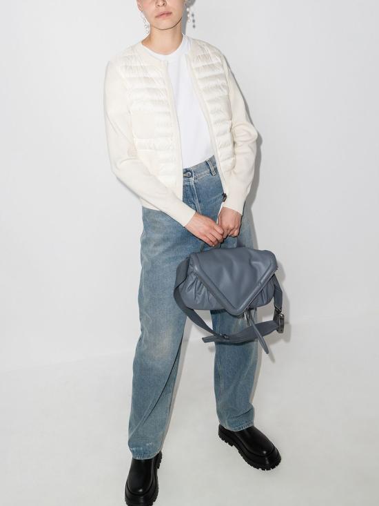 26FW 몽클레어 패딩 울 가디건 9B51000 A9018 034 WHITE DOM - MONCLER