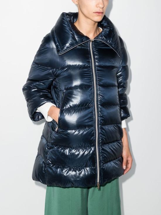 26FW 에르노 클레오페 A-쉐입 다운 코트 PI0001DIC 12017Z 9200 BLUE DOM