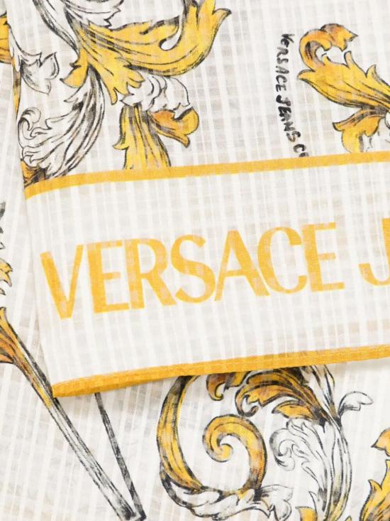 26FW 베르사체 머플러/스카프 78HA7H02 ZG353 G03 WHITE GOLD DOM - VERSACE
