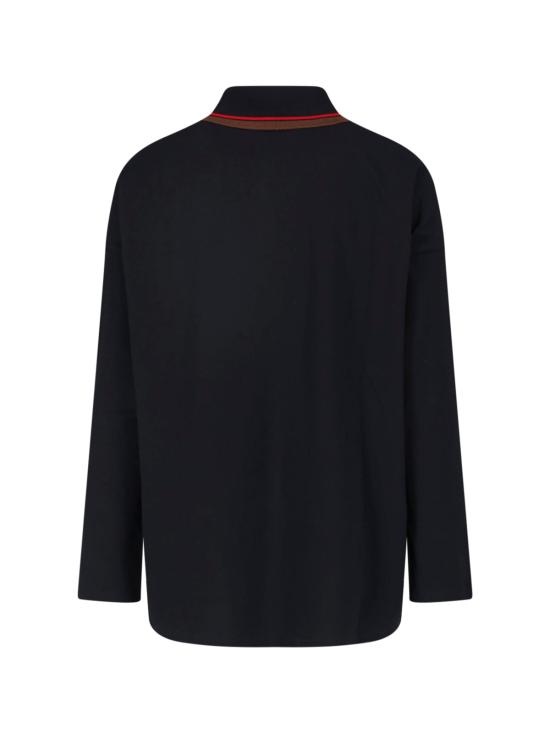 26FW 비비안웨스트우드 폴로 티셔츠 2H010010 J00AU N401 Black - VIVIENNE WESTWOOD