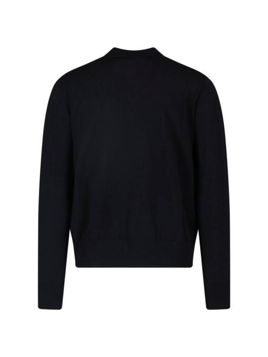 26FW 비비안웨스트우드 마크 롱 슬리브 폴로 니트 셔츠 2701003N Y005E N401 Black - VIVIENNE WESTWOOD