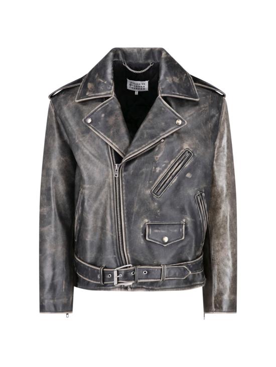 26FW 마르지엘라 바이커 자켓 S50AM0668 M07024 900 BLACK