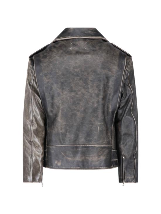 26FW 마르지엘라 바이커 자켓 S50AM0668 M07024 900 BLACK - MAISON MARGIELA
