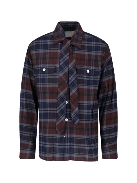 26FW 사카이 셔츠 26 04100M 605 BROWN