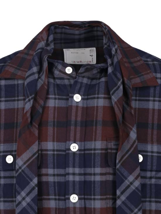 26FW 사카이 셔츠 26 04100M 605 BROWN - SACAI