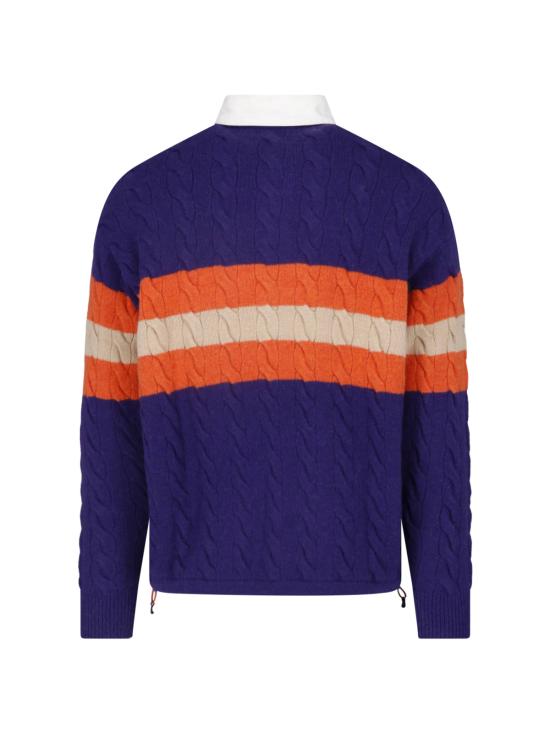26FW 폴로 랄프로렌 스웨터 710 B23897 001 Violet - POLO RALPH LAUREN