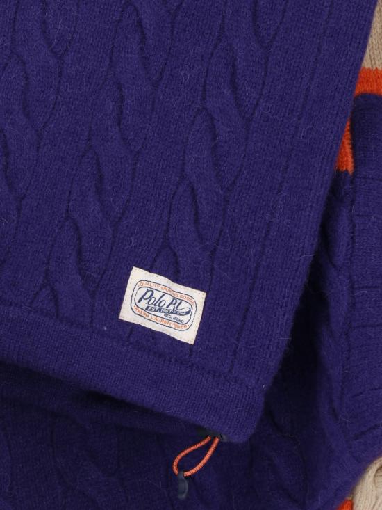 26FW 폴로 랄프로렌 스웨터 710 B23897 001 Violet - POLO RALPH LAUREN