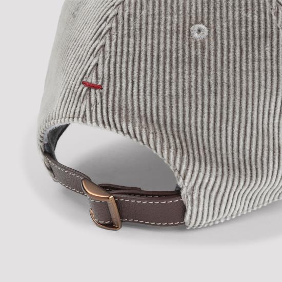 26FW 브루넬로 쿠치넬리 볼캡 MY4999850 CWV75 GREY DOM - BRUNELLO CUCINELLI