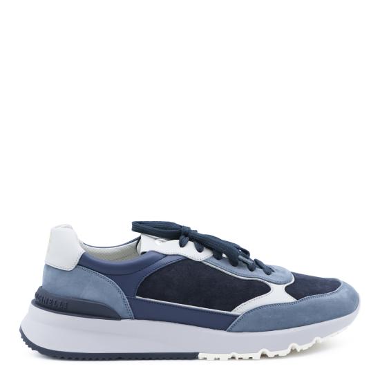 26FW 브루넬로 쿠치넬리 누벅 레더 스웨이드 러닝 스니커즈 MZUSNEO355 CVV29 LIGHT GREY DOM